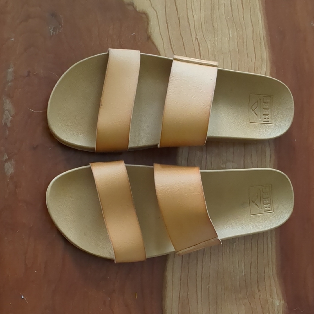 Reef Light Brown Slide Sandals